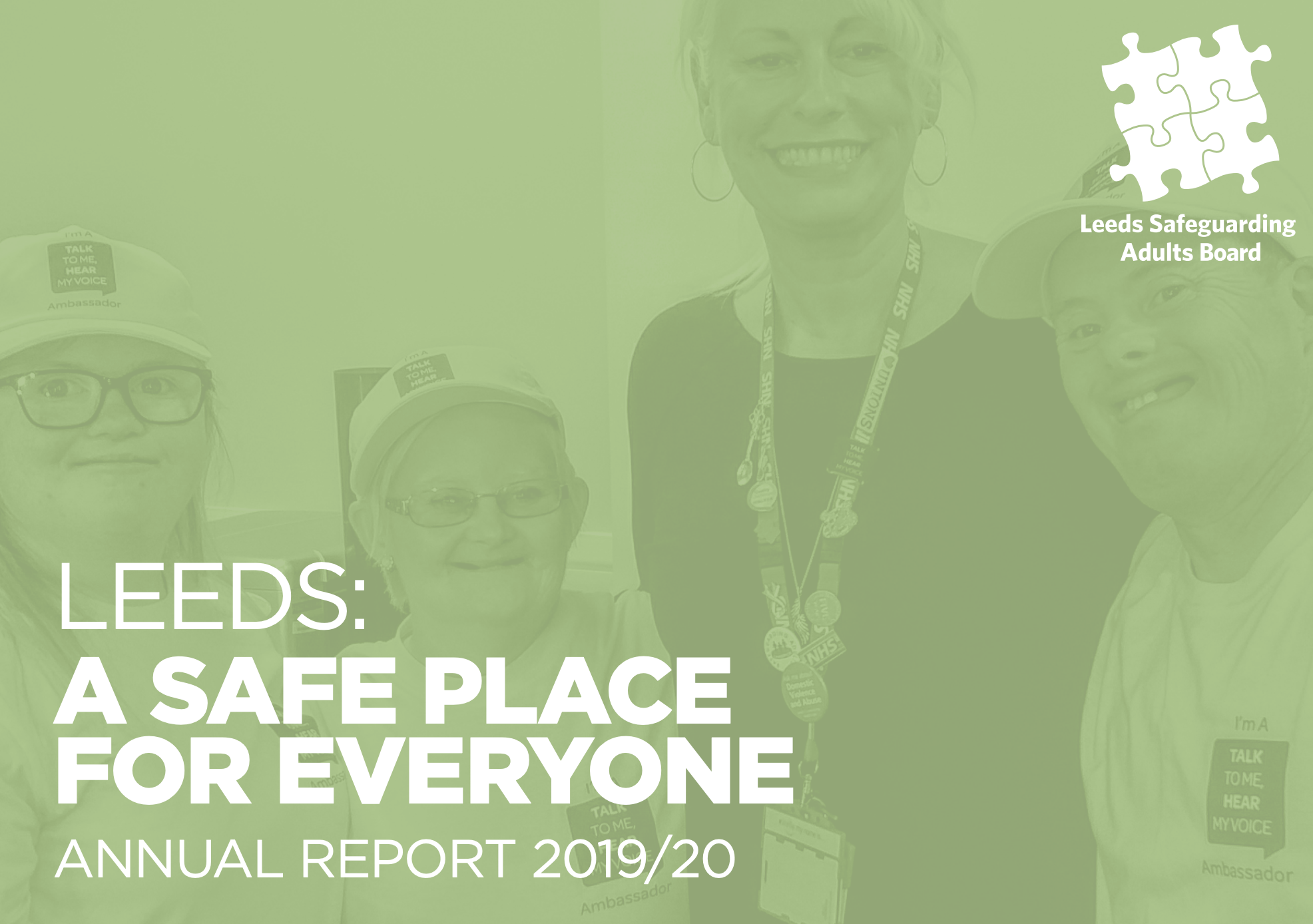 Leeds safeguarding adults board annual report front cover