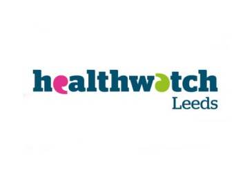 Logo for Healthwatch Leeds.
