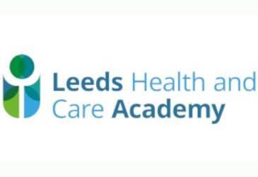 Logo for the Leeds Health and Care Academy.