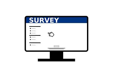 Image shows a drawing of a compute screen with a survey open.