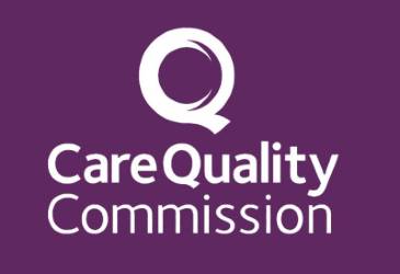 Logo for the Care Quality Commission.
