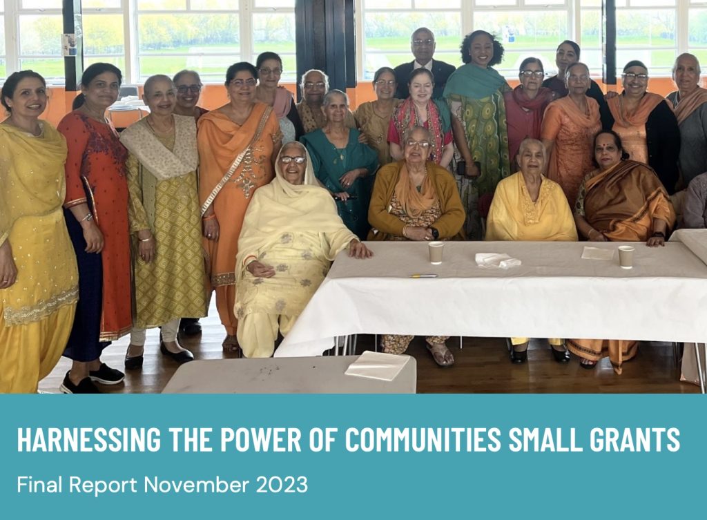 Photo of a peer support group brought together by Naya Savera for older South Asian people