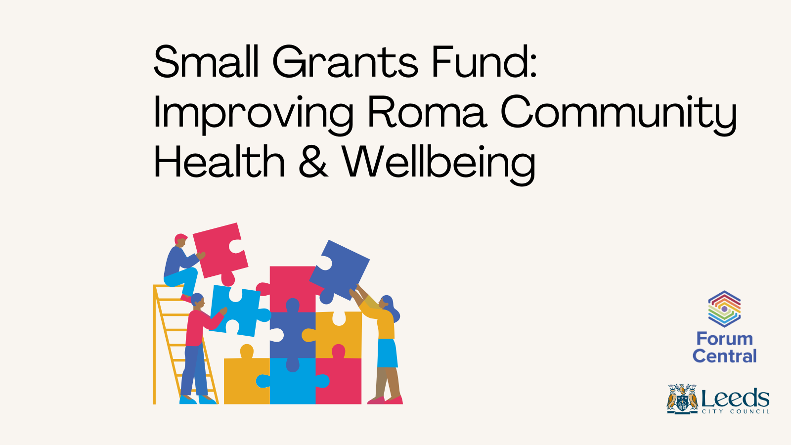 Small grants fund for improving Roma community health and wellbeing by Forum central and leeds city council