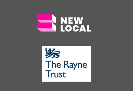 logos of New Local and The Rayne Trust