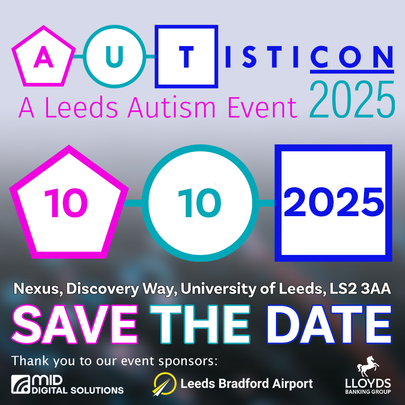 AutistiCon event save the date flyer - text in post.