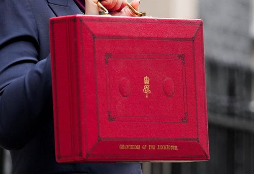 Labour Rachel Reeves Budget red case
