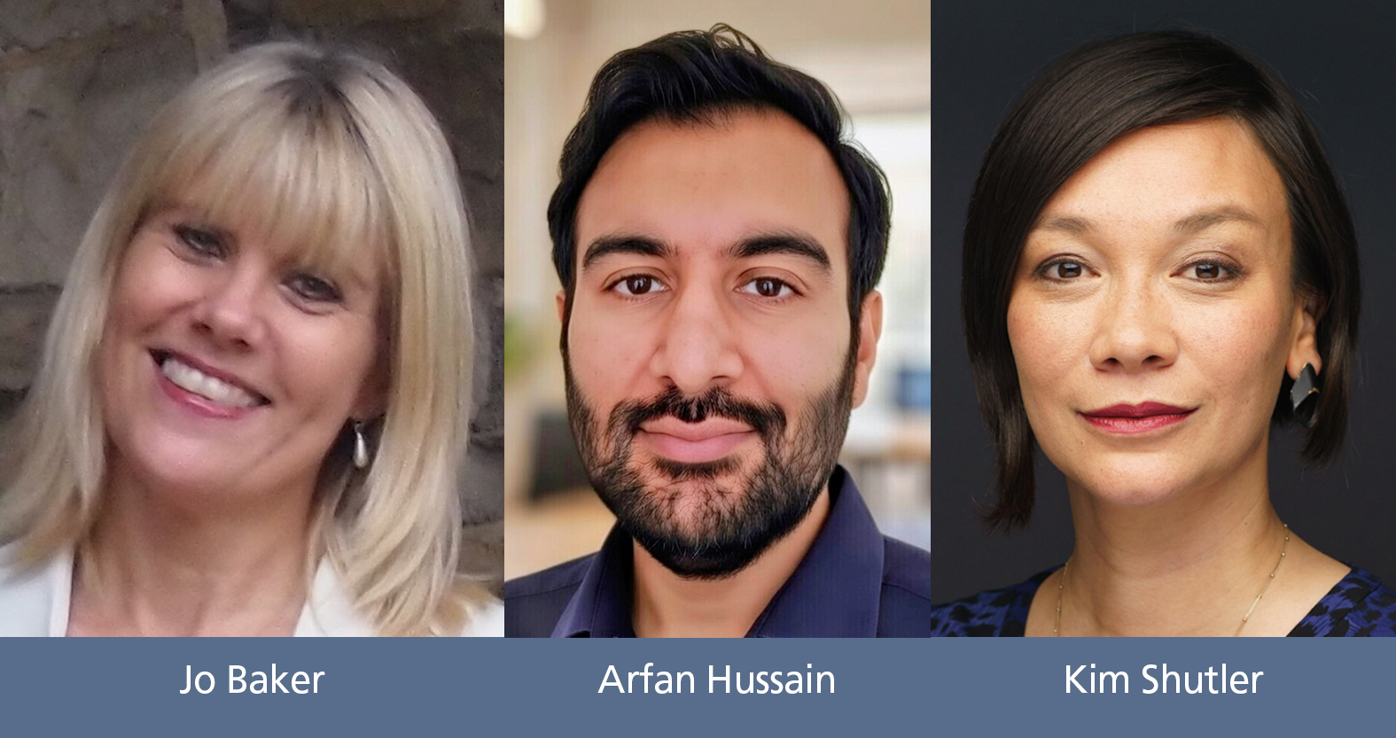 Jo Baker, Arfan, Hussain, Kim Shutler. Power of the Communities
